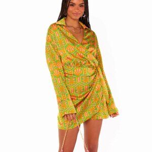 Show Me Your Mumu Clara Collared Mini Dress